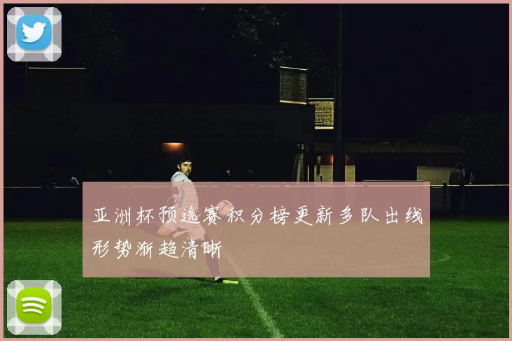 亚洲杯预选赛积分榜更新多队出线形势渐趋清晰